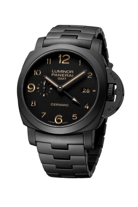 panerai tutto nero|luminor panerai gmt ceramica.